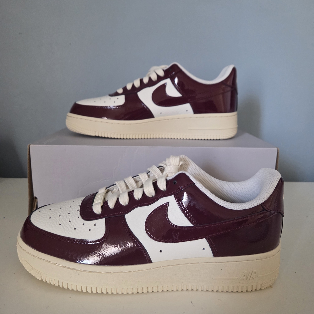 🆕️Nike Air Force 1 '07 LX Roman Empire Dark Burgundy Low-Top Sneakers Size W8.5